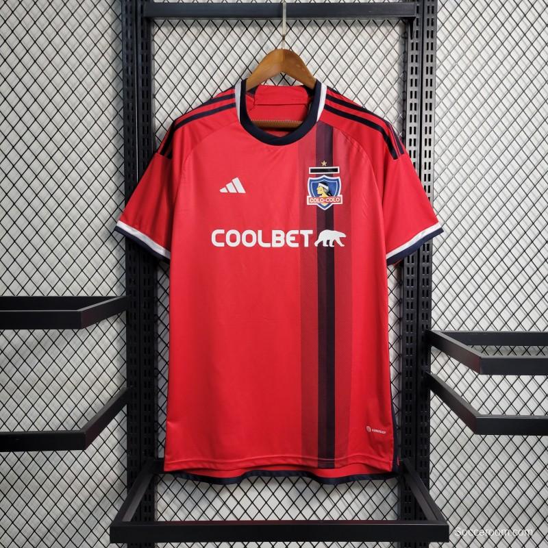 23-24 COLO COLO AWAY Red Jersey