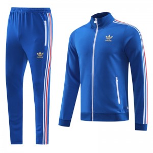 2023 Adidas Original Blue Full Zipper Jacket +Pants