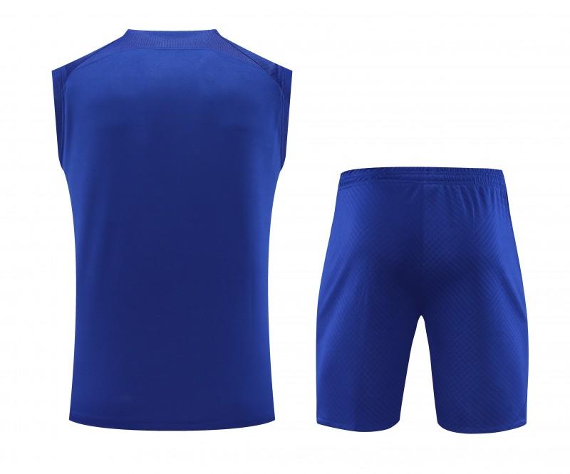 23-24 Barcelona Blue Vest Jersey+Shorts