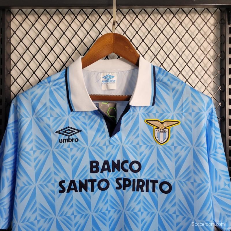 Retro 91/92 Lazio Home Jersey