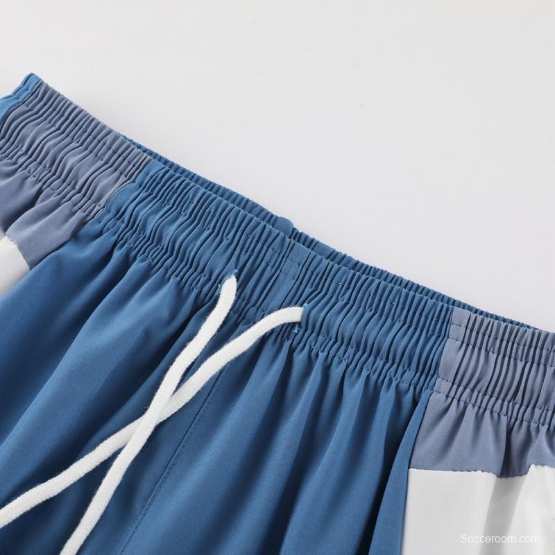 23/24 Brazil Blue Half Zipper Jacket+Pants