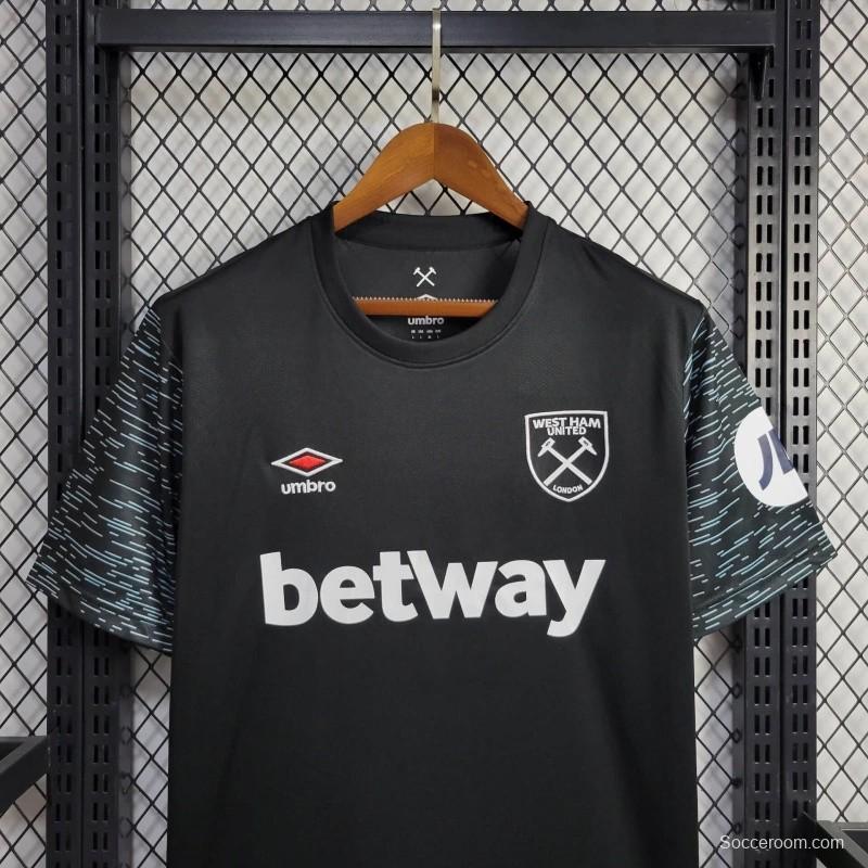 24/25 West Ham United Third Black Jersey