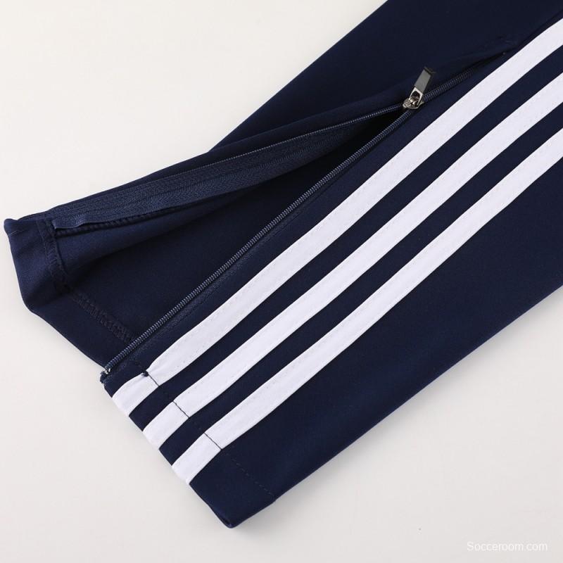 2024 Adidas Navy Half Zipper Jacket+Pants