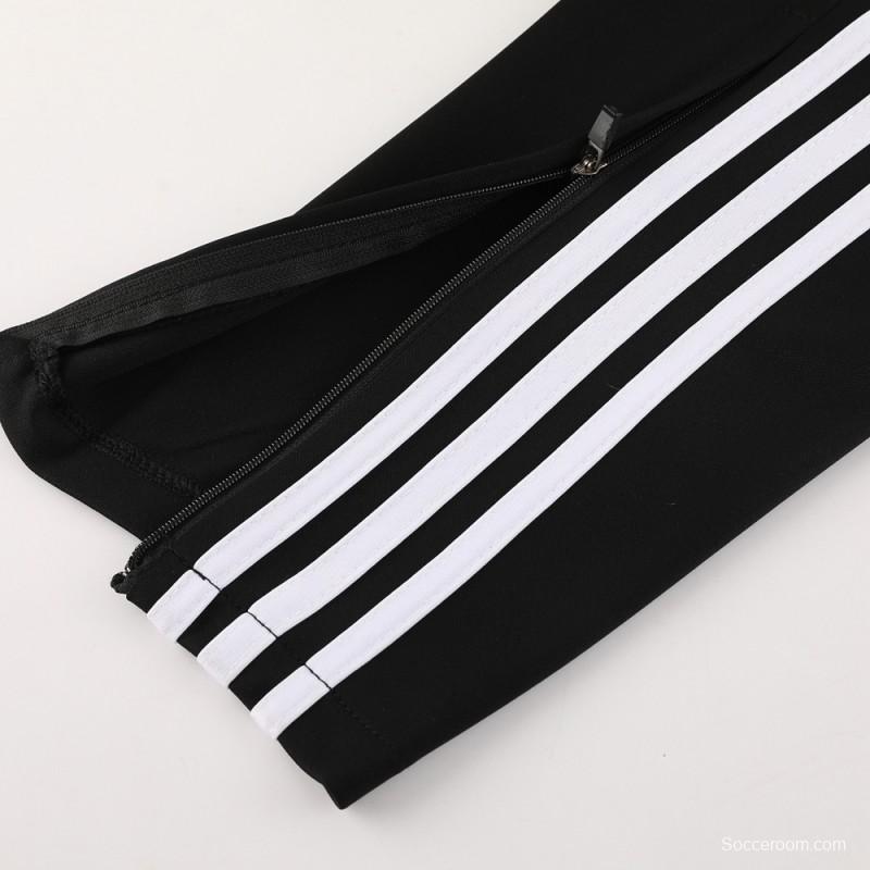 2024 Adidas Black Half Zipper Jacket+Pants