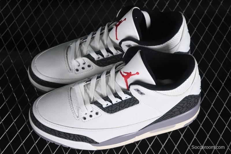 Air Jordan 3 Retro AJ3 Cement Gray