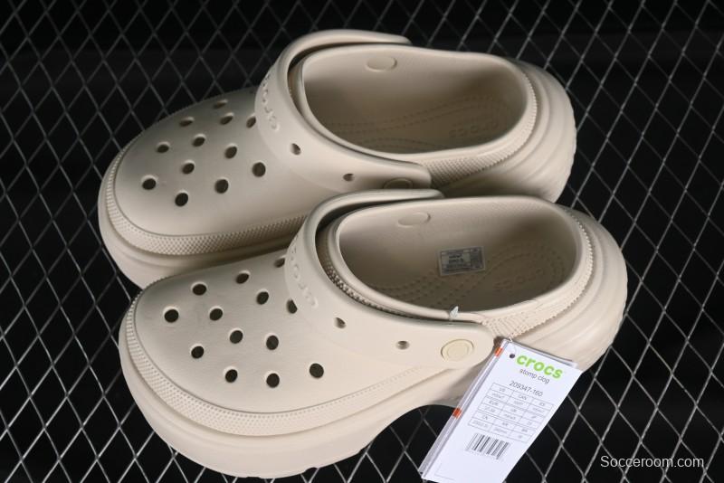 Crocs Classic Clog Snow House Retro Beach Clogs with Adjustable Heel Strap - B.D4