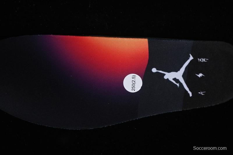 Nike Air Jordan 3 Retro "Rio" Collaboration Sneakers with Gradient Heel and J Balvin Logo - FN0344-001