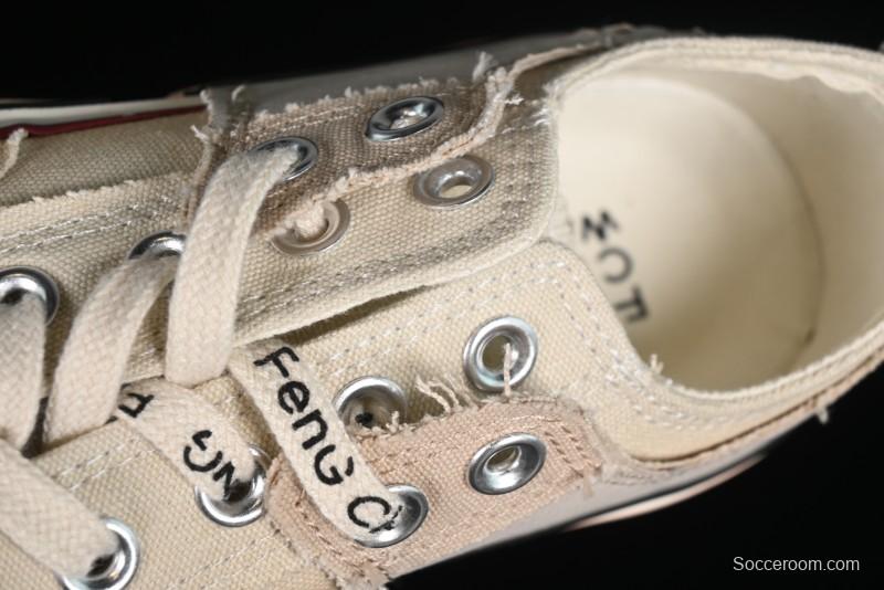 Feng Chen Wang Converse Chuck 70 Low 2-in-1 Deconstructed Canvas Sneakers - A07718C