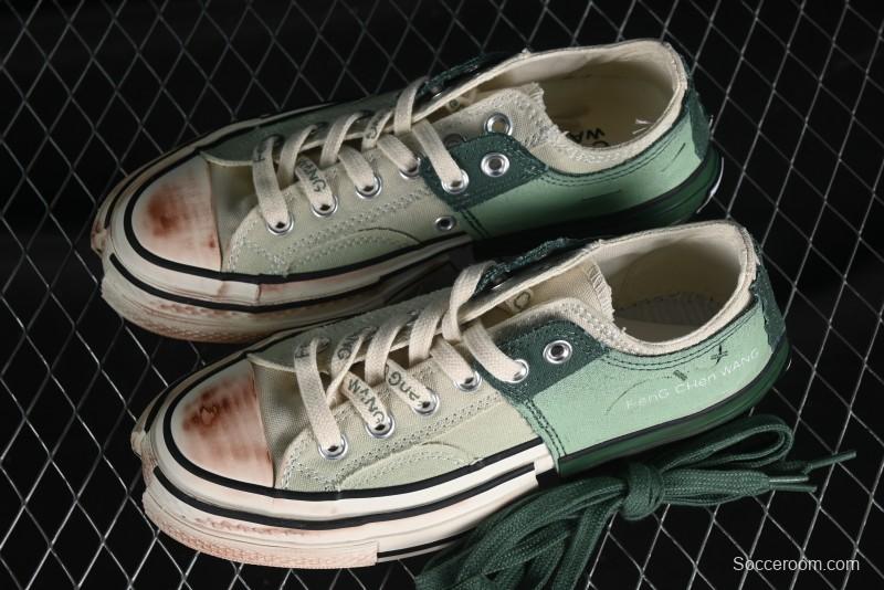 Feng Chen Wang Converse Chuck 70 Low Unisex Deconstructed Canvas Sneakers - A07636C