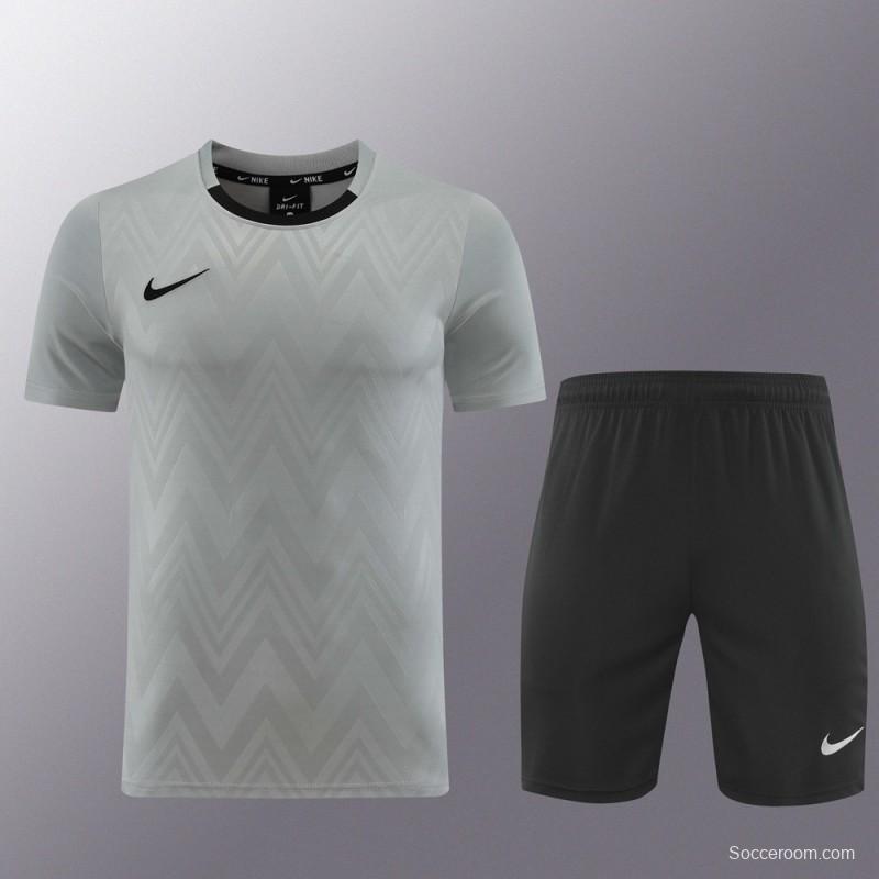 24/25 Nike Grey Short Sleeve Jersey+Shorts