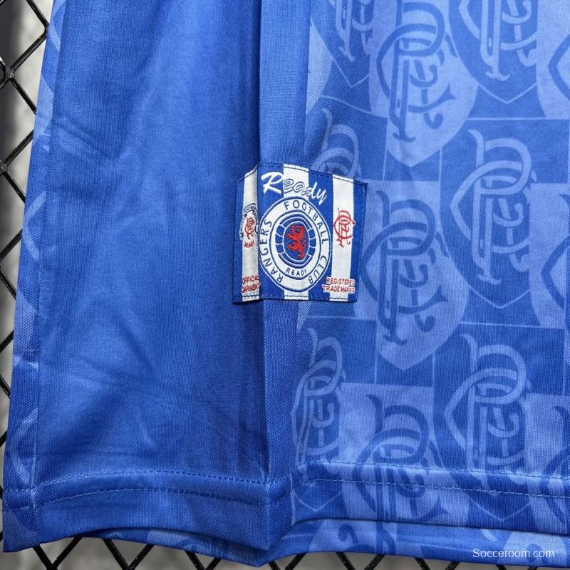 Retro 96/97 Glasgow Rangers Home Jersey