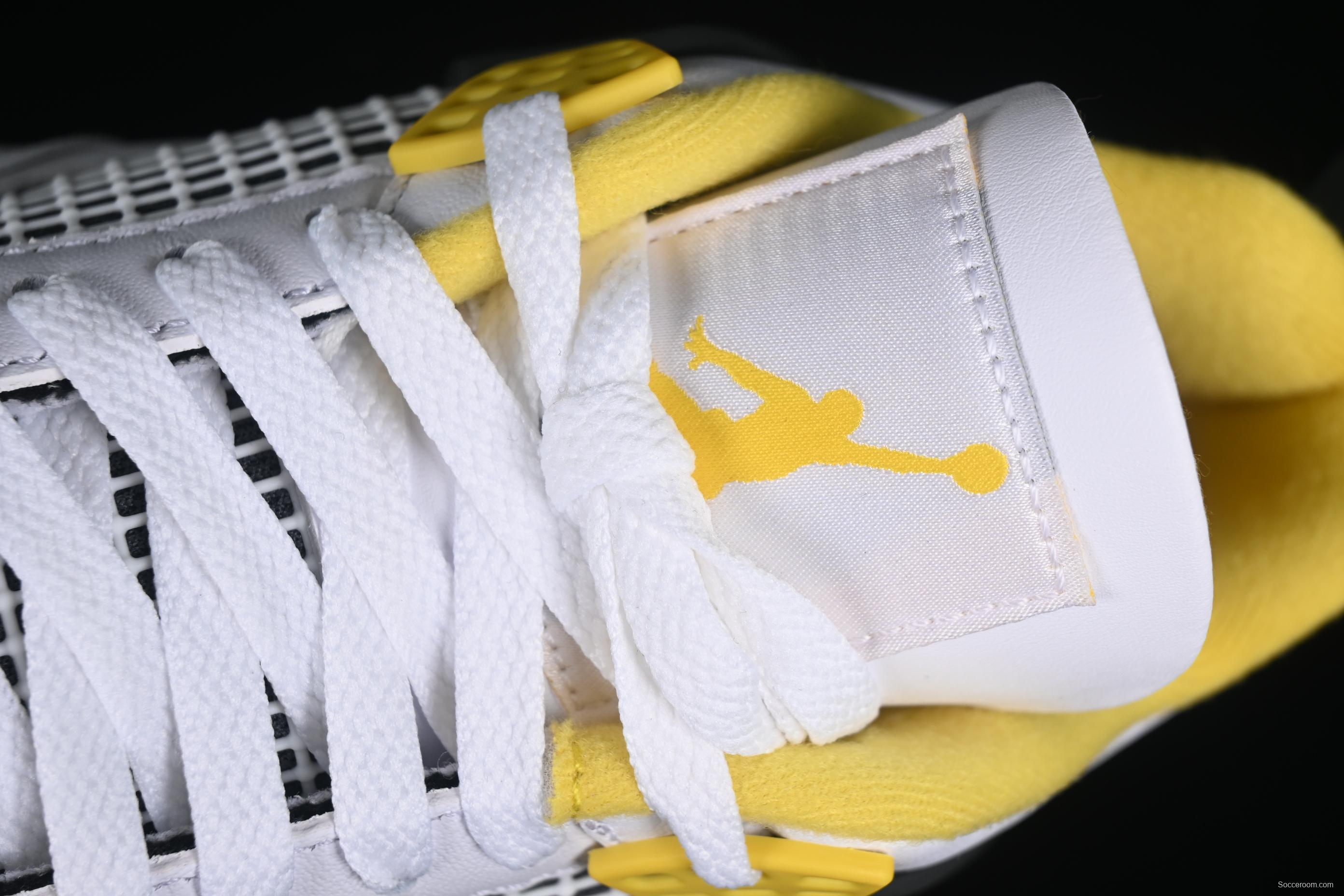 Nike Air Jordan 4 Retro Vivid Sulfur Sneakers - AQ9129-101