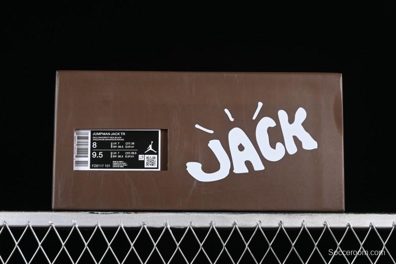 Nike Travis Scott x Jordan Jumpman Jack TR University Red Basketball Shoes - FZ8117-101