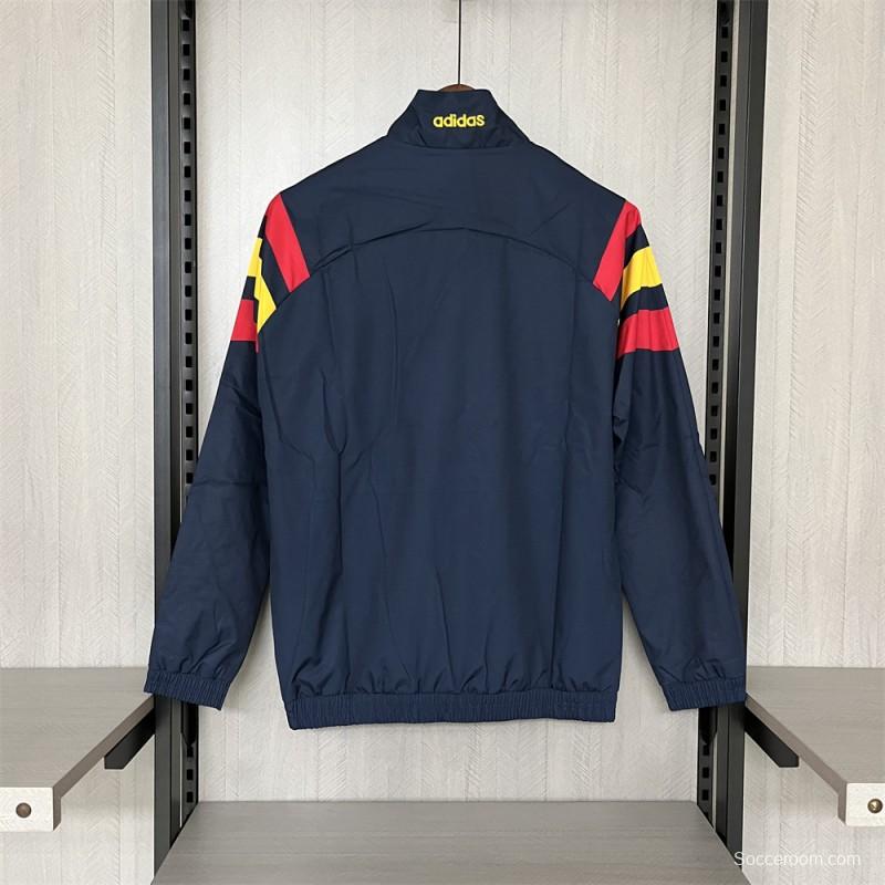 2024 Spain Navy Windbreaker