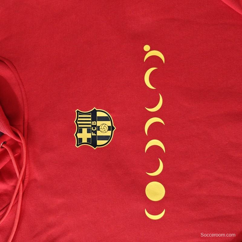 24/25 Barcelona x Coldplay Black/Navy/Red Hoodie