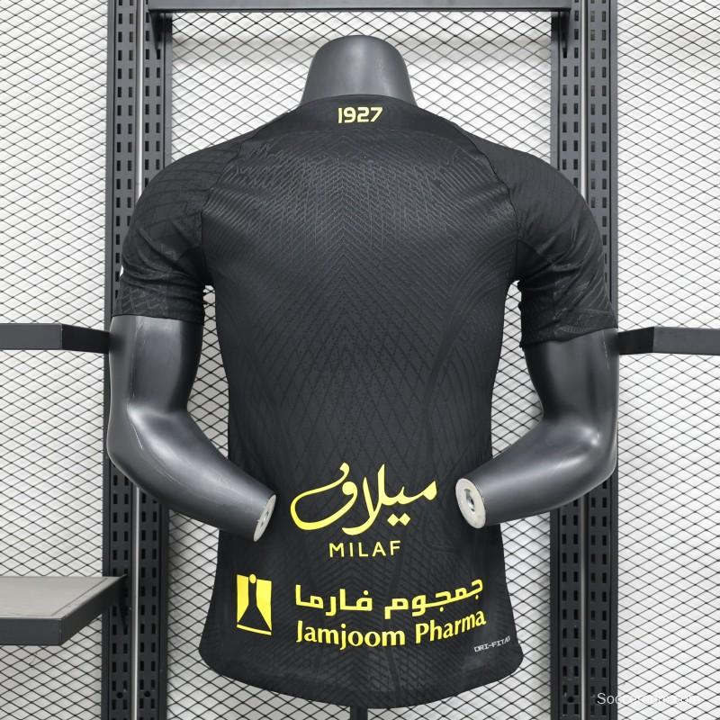 Player Version 25/26 Al-Ittihad Third Black Jersey