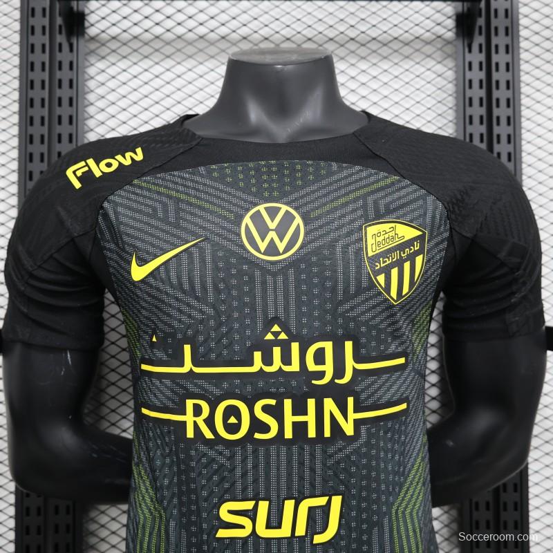 Player Version 25/26 Al-Ittihad Third Black Jersey