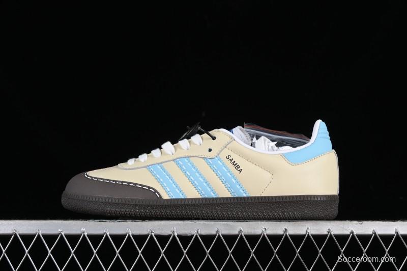 Adidas Originals Samba OG IG1024 Mechanical Magic Pudding Biscuit Custom Casual Sneakers - IG1024