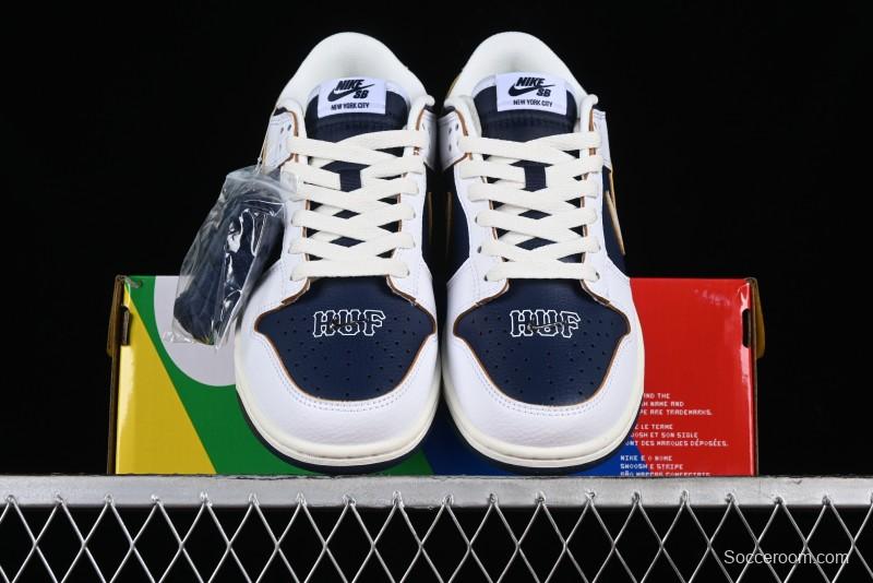 Nike HUF x SB Dunk Low NYC San Francisco Collaboration Skate Shoes - FD8775-100