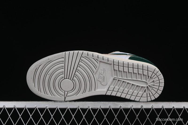 Nike Air Jordan 1 Low AJ1 White Green Low Top Casual Sneakers - FQ7687-300