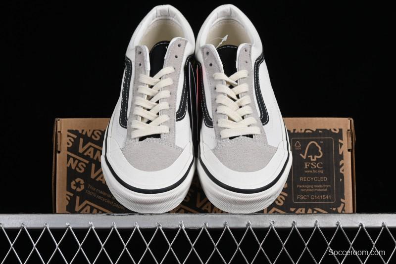 Vans Old Skool Reissue 136 Low-Top Skate Shoes with Detachable Cushioned Insole - VN000MT6KIG