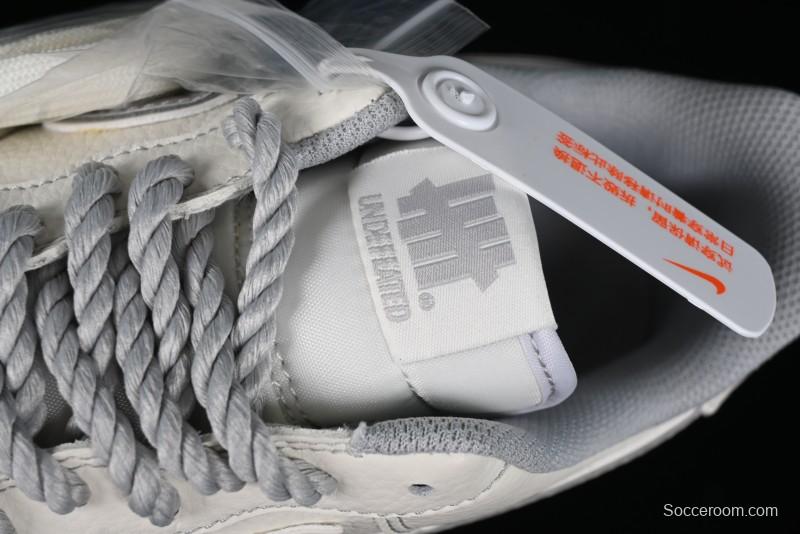 Nike Undefeated Air Force 1'07 Low Casual Sneakers in Beige Hemp with Reflective Details - UT2023-203