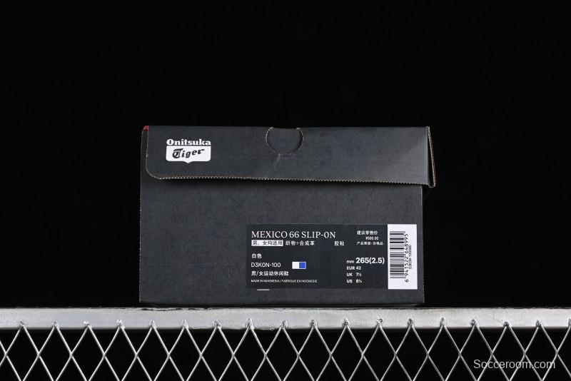 OnitsukaTiger Mexico 66 Low-Top Canvas Casual Running Shoes - D3KON-100