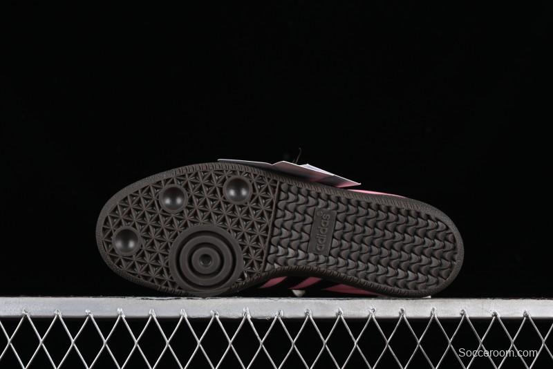 Adidas Samba OG B75807 Customized Casual Sneakers with Vibrant Hot Pink and Sweet Black Colorway - B75807
