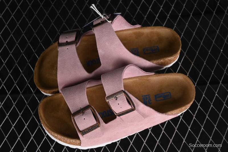 Birkenstock Arizona Soft Footbed Sandals with Suede Leather and Lambswool Lining - G.D4
