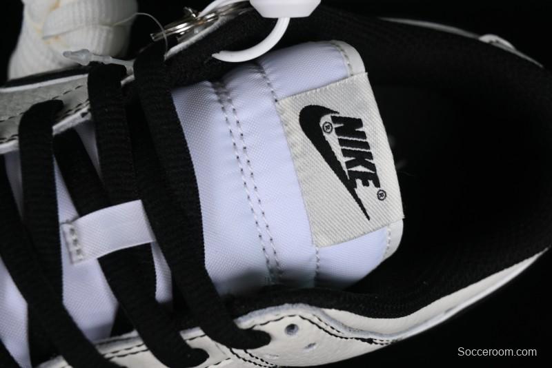 Nike SB Dunk Low UN Collaboration - Beige Black Swoosh Anniversary High-End Custom Low-Top Casual Skate Shoes - FC1688-139