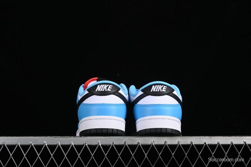 Nike Dunk Low Next Nature "N7" SB Casual Skate Shoes with Vibrant Color Blocking - HJ9088-488