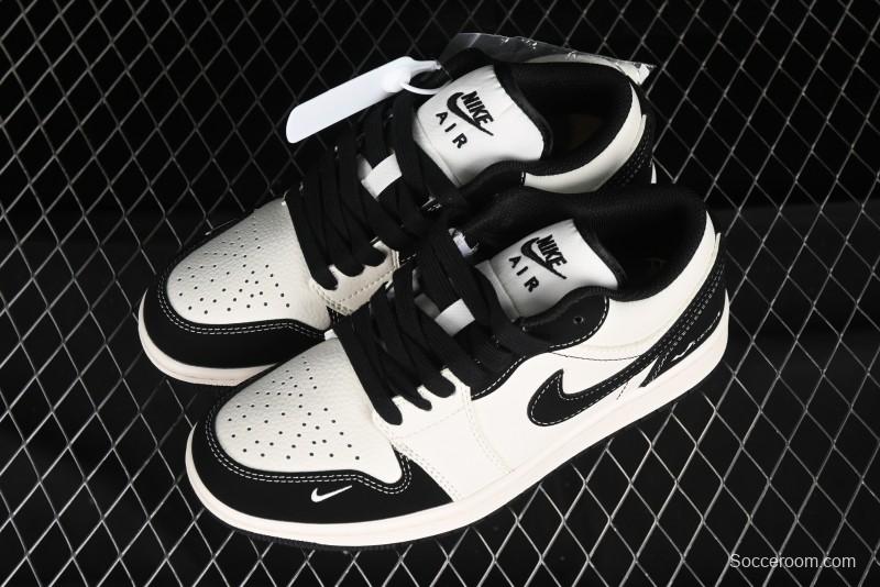 Nike Air Jordan 1 Low AJ1 Marvel Collaboration - Batman Custom High-End Low-Top Basketball Shoes - SJ6650-011