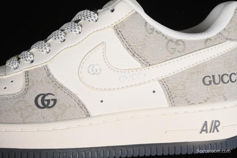 Nike Air Force 1 '07 Low Gucci Collaboration - Ash Grey Low-Top Casual Sneakers BB9577-102