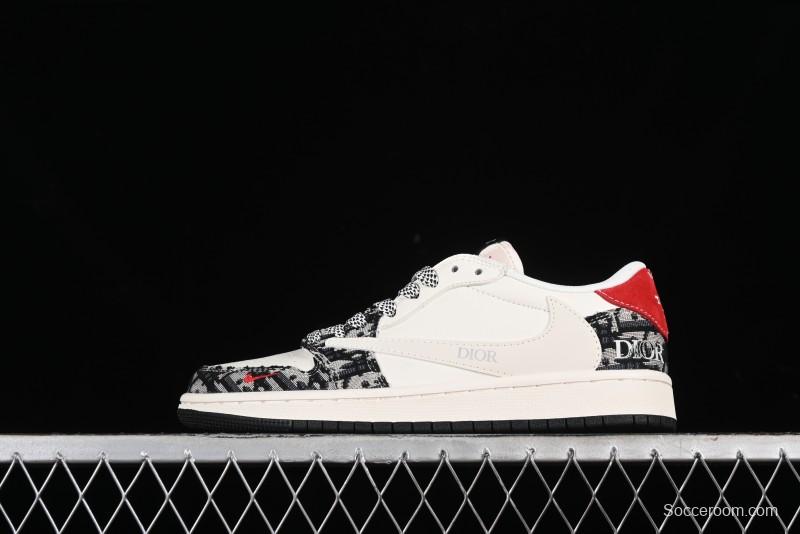 Nike Travis Scott x Fragment Design x Air Jordan 1 Low OG SP AJ1 - XY2688-108