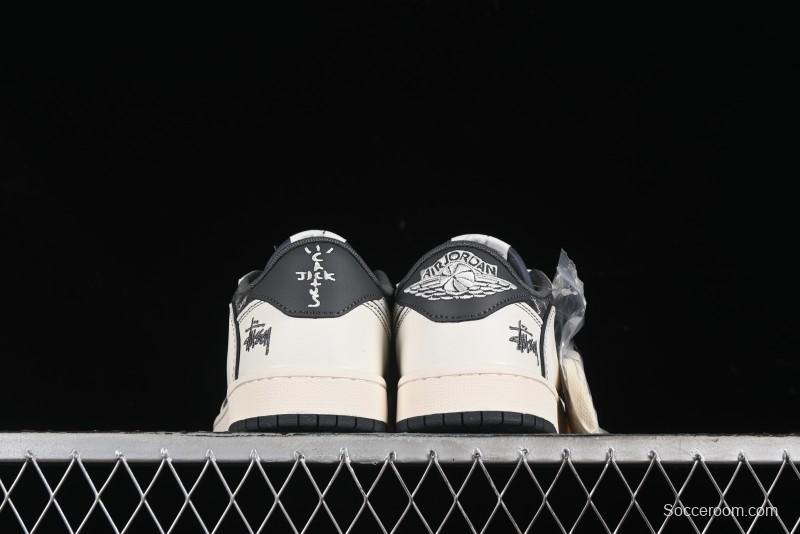 Nike Air Jordan 1 Low OG SP Travis Scott x Fragment Design Collaboration Sneakers - SJ2068-123