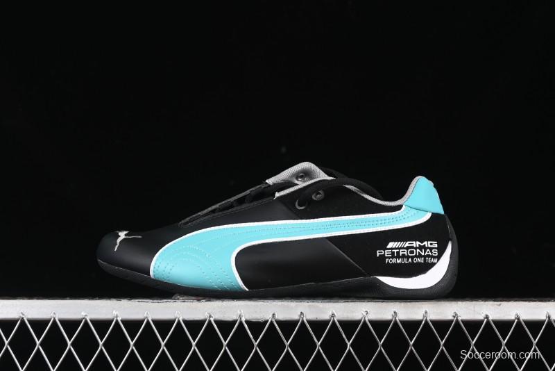 Puma Sparco Future Round Toe Lace-Up Leather Fabric Low-Top Lifestyle Casual Shoes - 308155-01