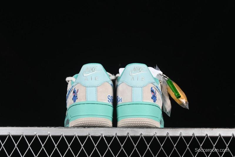 Nike Air Force 1 '07 Low x Stitch Casual Lace-Up Sneakers - DZ1328-222