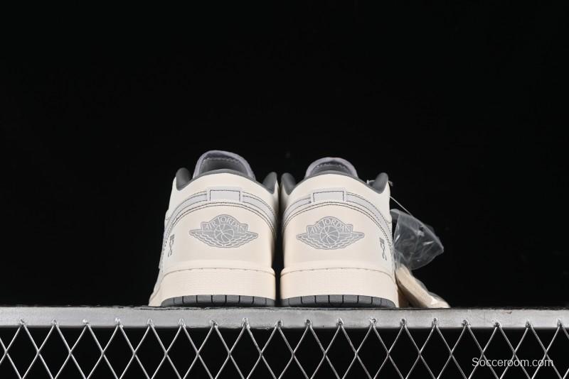 Nike Air Jordan 1 Low OFF-WHITE Collaboration Retro Basketball Shoes - CF3688-022