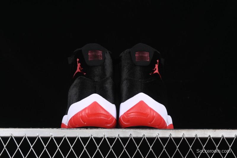 Nike Air Jordan 11 Retro "Bred Velvet" Basketball Shoes with Velvet Overlay - DB5457-061