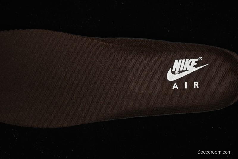 Nike Air Force 1 '07 Low UN Collaboration Casual Sneakers in Off-White with Yellow Stitch - KK3333-002