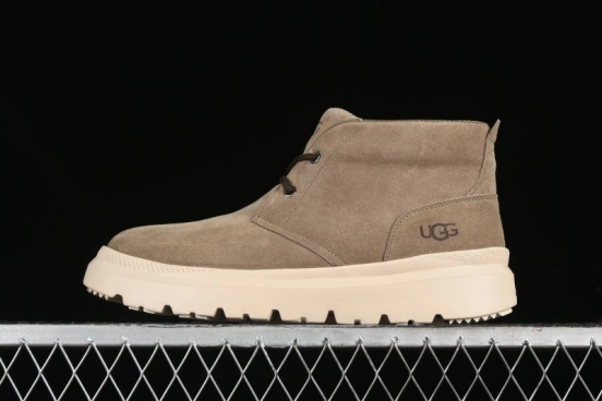 UGG Burleigh Chukka Comfort Flat Lace-Up Round Toe Casual Boots - 1151773