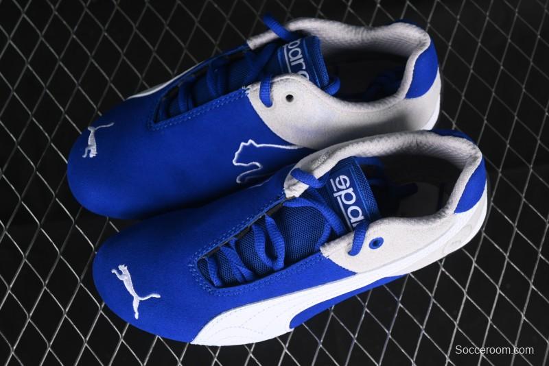 Puma Sparco Future Round Toe Lace-Up Leather Fabric Low-Top Lifestyle Casual Shoes - 307936-02