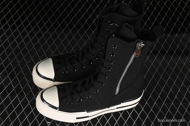 Converse Chuck 70 Plus X-High Deconstructed Platform Sneakers - A10361C