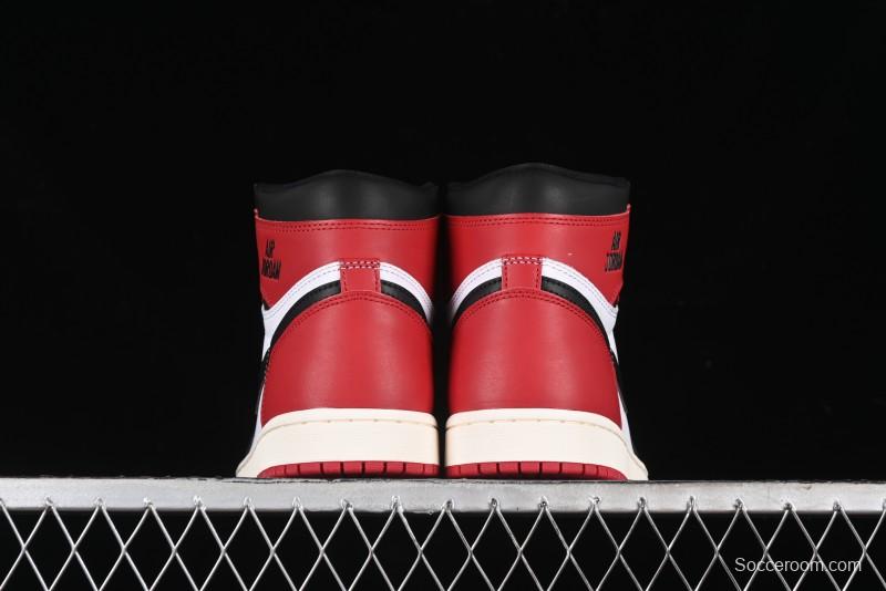 Nike Air Jordan 1 High OG Black Toe Reimagined Basketball Shoes - DZ5485-106
