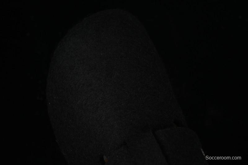 Birkenstock Half Open Toe Sandals with Smokeless Coal Wool Upper - G.D4