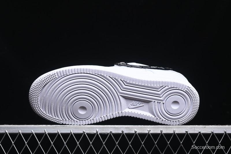 Nike Air Force 1 '07 Low Stussy Collaboration - Crystal Milk Coffee Low-Top Casual Sneakers - IF1686-101