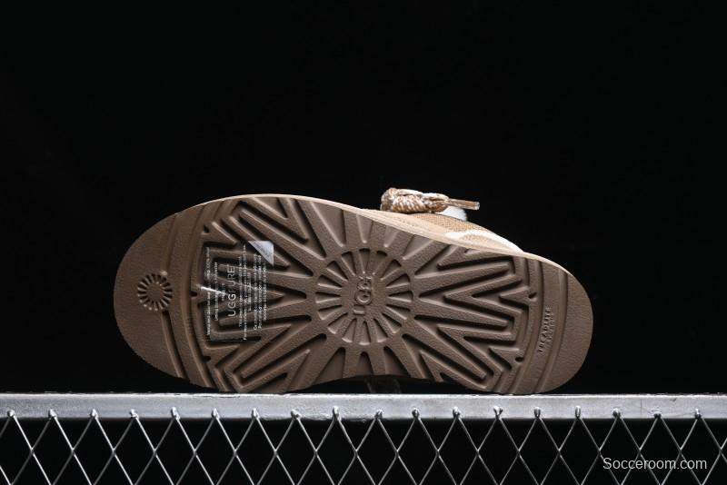 UGG Classic Ultra Mini Mel Two-Tone Lace-Up Low-Top Casual Shoes - 1144032