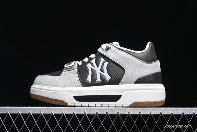 New York Yankees Chunky Liner Mid Denim Monogram Sandals with Velcro Closure - 3ASXCHL4N50GRS