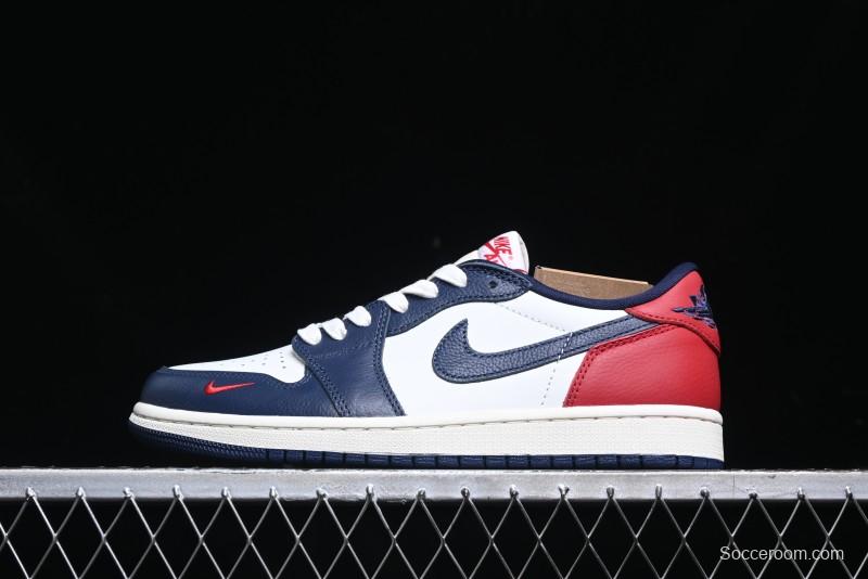 Nike Air Jordan 1 Low OG "Howard University" Casual Sneakers - HQ2993-100