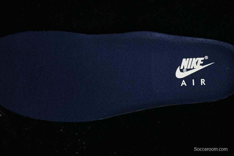 Nike Air Force 1 '07 Low Dior Collaboration - Light Blue Knit Swoosh Low-Top Casual Sneakers - KK1988-012